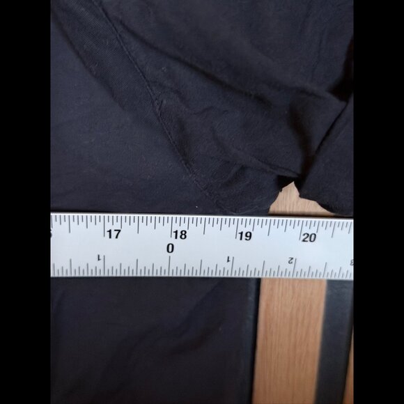 Xirena Shirt Small Womens Black Short Sleeve Collared Roll Tab Button Down Top - Picture 4 of 9